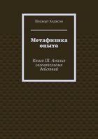 Метафизика опыта. Книга III. Анализ сознательных действий